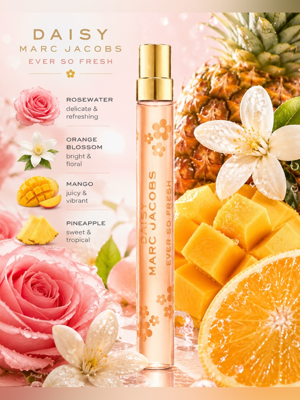 🌼MARC JACOBS BEAUTY
Daisy Ever So Fresh Eau de Parfum Travel Spray 10 ml